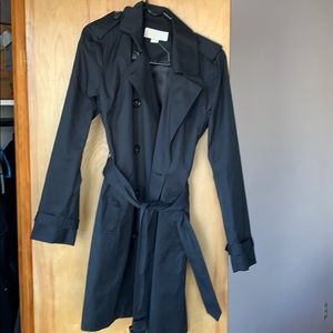 Black trench coat
